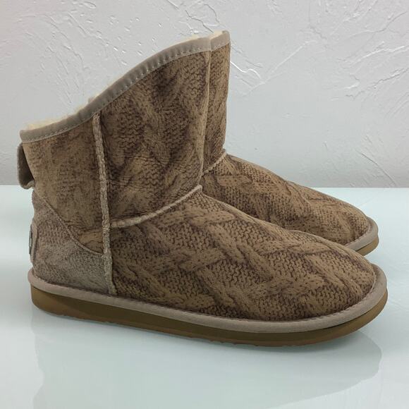 Australia Luxe Collective Cody X-Short Sheepskin winter booties Size 10 EUC - Picture 1 of 12